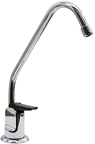 Westbrass D2031-NL-26 8 Touch-Flo Style Pure Cold Water Dispenser Faucet, Polished Chrome