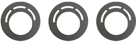 Dekafire 3 Sparplatten aus Edelstahl 83 mm für Bio Ethanol Brennstoffdosen
