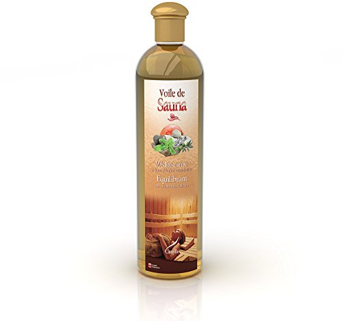 Camylle - Sauna-Aufguss Méditerranée - Ausgezeichneten Sauna-Aufguss aus Hochwertigen und Naturreinen Ätherischen Ölen - Ausbalancierend Mit frischen und blühenden Aromen - 500ml