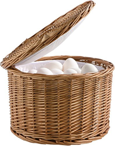 Eierkorb/Aufbewahrungskorb/Polsterkorb/Rattan Korb | Ø 26 cm
