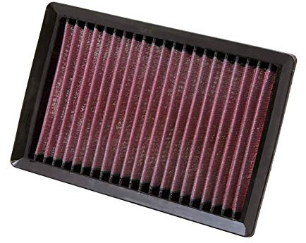 K&N BM-1113 Motorrad Tauschluffilter, Rot