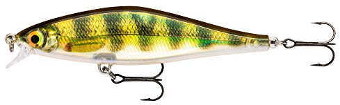 Rapala - Leurre de Pêche Shadow Rap Shad - Matériel de Pêche pour Gros Poissons - Leurre Pêche d'eau Douce - Profondeur de Nage 0.9-1.2m - Taille 9cm / 12g - Fabriqué en Estonie - Live Perch