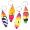 Baker Ross Schlüsselanhänger „Surfbrett“ aus Kunststoff (8 Stück) – buntes Surfbrett für Kinder zum Basteln und Befestigen an Schlüsselringen und Taschen, 15 x 12 x 3.5 cm