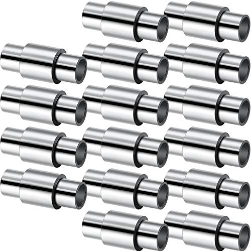 Mudder 16 Pieces Skates Spacers Inline Bearing Axle Aluminum Speed Spacer for 6mm Axles Roller