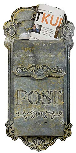 Briefkasten POST Zink Vintage Postkasten Rostig patiniert Landhausstil