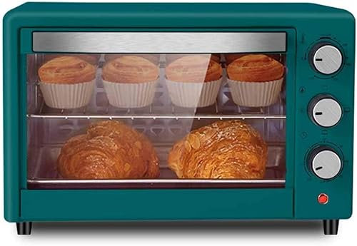 RKYRRKI Horno eléctrico de 25L, Horno Tostador de encimera de convección de Acero Inoxidable, minihorno multifunción útil
