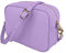 JOPHY & CO. Borsa a Tracolla Spalla in Vera Pelle con Frange e Chiusura Cerniera per Donne cod.5210 (Lilla 5275, Small)