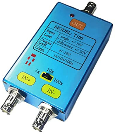Oscilloscope avec Bande passante de 100 MHz Sonde Différentielle Gain DDS Sonde Divisée Amplificateur de Signal 100X 10X 1X 1X