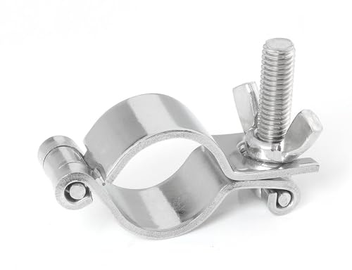ITROLLE 25mm Edelstahl Integrierte Scharnier Auspuff Schelle Schmales Band Schnellverschluss Rohrschnalle