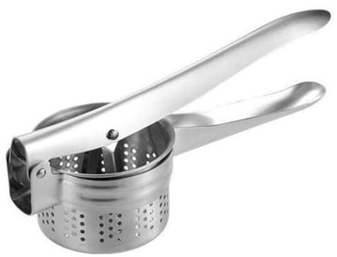 ARVALOLET Küchenpresse aus Edelstahl – Vielseitig Einsetzbar for Kartoffelpüree & Saft, Ergonomischer Griff