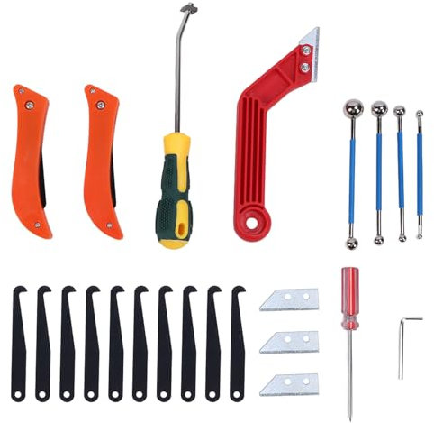 Generic Herramienta para Quitar Lechada Herramienta para Juntas de Azulejos Pistolas para Calafateo