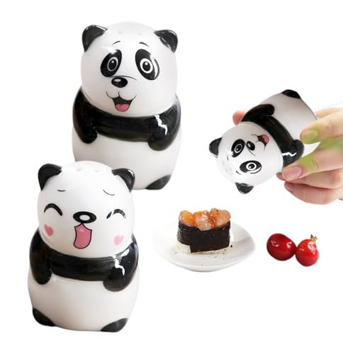 Juego de Salero y Pimentero Osuter,Juego de Salero y Pimentero Creativo de 2 piezas,Accesorios de Cocina Temáticos Para el Hogar Regalos Decorativos