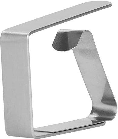 LiebeWH 3 Stück Tischdeckenklammern, Verstellbare Tischdeckenklammer, Tischdeckenhalter, Edelstahl-Tischdeckenklammer, Flexibler Picknick-Tischdeckenbezug, Klemmenhalter für Draußen,