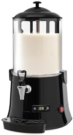 COYEUX Kommerzieller 10-Liter-Heißschokoladenhersteller, Schokoladengetränkemaschine, Temperaturbereich 30–90 °C, zum Erhitzen von Schokolade, Kaffee, Milch, Tee, Saft, Tee