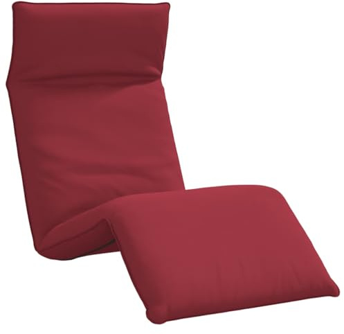 vidaXL Sonnenliege Klappbar Weinrot 175x54x8,5 cm Oxford-Gewebe