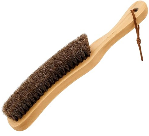 Wollwalk Bürste, Kleiderbürste und Fusselbürste, Textilbürste für Wollwalk, Lederbürste und Hutbürste, 27,5 x 4 cm