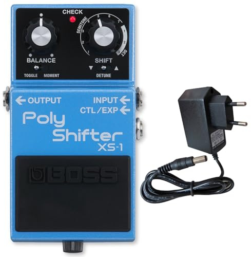 Boss XS-1 Effektgerät Poly Shifter Effektpedal mit Netzteil