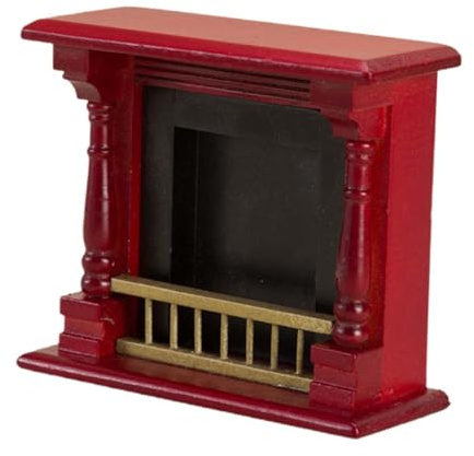 BEALIFE Cheminée Miniature en Bois pour Maison de poupée : Un élément Polyvalent pour Vos projets de décoration intérieure. Idéal comme Cadeau d'anniversaire Noël pour Les Enfants Qui Aiment