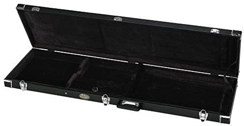 Custodia per chitarra GEWA chitarra elettrica universale Flat Top Economy - nucleo in legno - coperchio piatto - rivestimento in similpelle nero opaco - serrature cromate - scomparto per accessori
