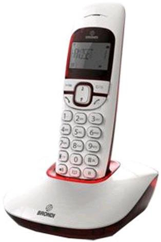 Brondi Nice Telefono Cordless, Arancio