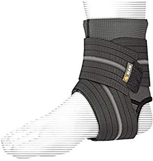 Shock Doctor 845 Sprunggelenkbandage mit Taillenmieder Compression, Unisex Erwachsene