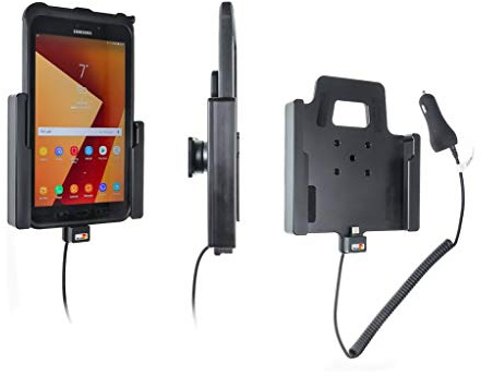 Brodit Gerätehalter 712002 | MADE IN SWEDEN | mit Ladefunktion für Tablets - Samsung Galaxy Tab Active 2. SM-T390/SM-T395, Galaxy Tab Active 3 SM-T570/SM-T575, Galaxy Tab Active 2 SM-T390/SM-T395