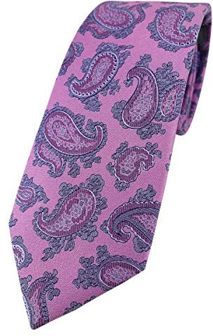 Enrico Sarto - Corbata - Cachemir - para hombre Lila Grau Talla única
