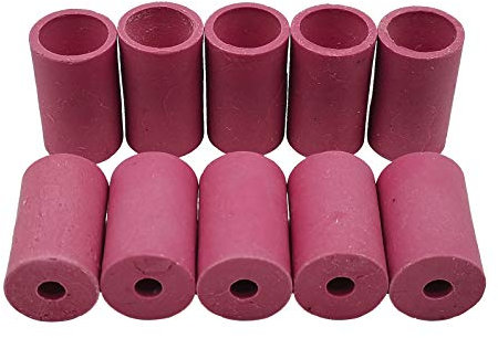 HOLDWIN Sandstrahlpistolen-Düsen, 10 Stück, zylinder, Keramik-Schleifdüsen (Pink)