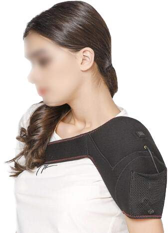 HELIALTH Supporto Spalla, impostazione della Temperatura, Involucro riscaldato per Bassa Tensione, per Supporto Cuffia dei rotatori Strappati, tendinite, Unisex