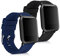 kwmobile 2x Sportarmband kompatibel mit Huami Amazfit Bip/Bip Lite Armband - Fitnesstracker Band Set aus TPU Silikon