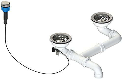 SCHOCK Ab- und Überlaufgarnitur mit Excenterbedienung für FORMHAUS D-150L / Ablaufgarnitur