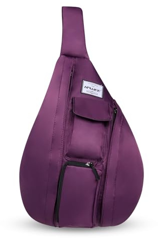 HAWEE Reise Brusttasche Sling Umhangetasche Rucksack Crossbody Schultertasche Daypack Casual für Männer Frauen Teenager Arbeit Reise Studie Outdoor Klettern Wandern Laufen