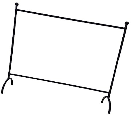 MagiDeal Miniatur-Puppen-Kleiderständer, Puppen-Kleiderschrank, Möbel, Metall-Puppen-Kleiderständer für Diorama-Puppenhauszubehör im Maßstab 1/6 und 1/12, Schwarz