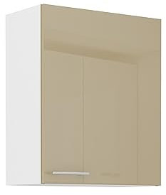 Kuechen-preisbombe Küche Hängeschrank 60 Lara Cappuccino Hochglanz Küchenzeile Küchenblock