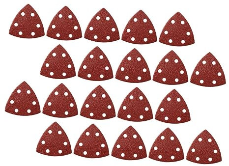 Gatuida 60stücke Teiliges Dreieck Schleifpapier Hook and Schleifblätter Für Vielseitige Anwendungen Verschiedene Körnungen Zum Schleifen Und Polieren