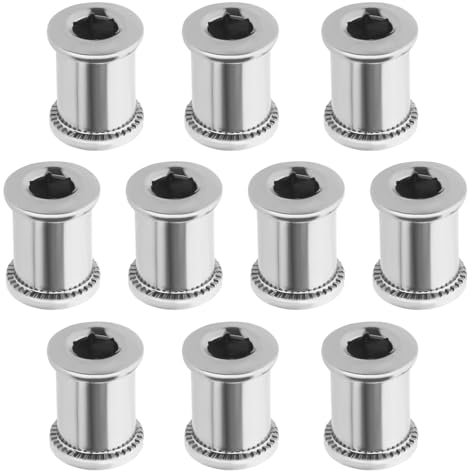 LT Easiyl 10 Pz Viti Per Corona Bicicletta Vite Per Guarnitura Bicicletta Bulloni Per Corona Bullone Di Montaggio Per Mountain Bike Bici Da Strada Bici Pieghevole Triplo Disco