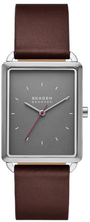 Skagen Herrenuhr Hagen 3-Zeiger-Werk Edelstahl grau, SKW6932