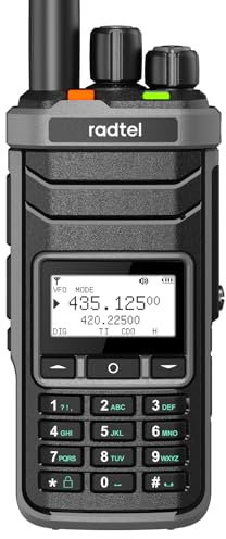 Radtel RT-860 Multi Band Ham Radio HF UHF VHF Dual Band with AM USB LSB CW CB LW MW SW SSB Reception, 1024 Channels, 2000mAh Battery, Type-C Charging