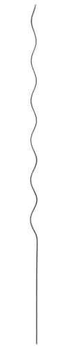vidaXL Pflanzenstütze 5 pcs Grün 150 x 0,6 x 0,6 cm Stahl, Pflanzenstützen für Garten und Terrasse, robuste Hilfe für Kletterpflanzen, schickes Deko-Element