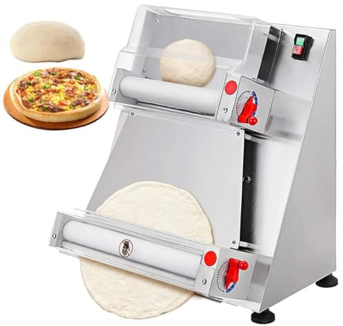 Pizza Press Machine - Stainless Steel Commercial Pizza Dough Maker for Restaurants and Pastry Shops
