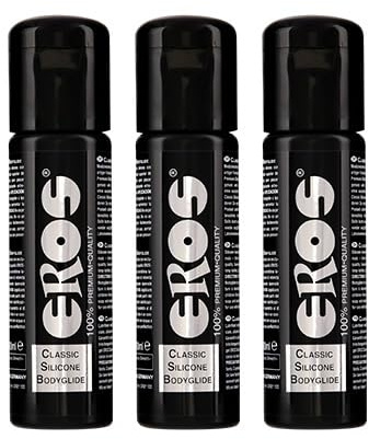 Bodyglide Classic Silikon Gleitgel 3 x 100 ml – Besonders lang anhaltendes Gleitgel für intensive Intimmassagen – Wasserfest & hautverträglich