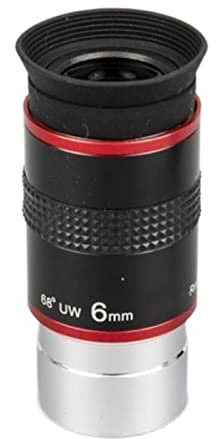 Ocular Ultra Gran Angular de 68 Grados, 6mm, 9mm, 15mm, 20mm, Accesorios for telescopio astronómico Piezas para telescopio astronómico(6mm)