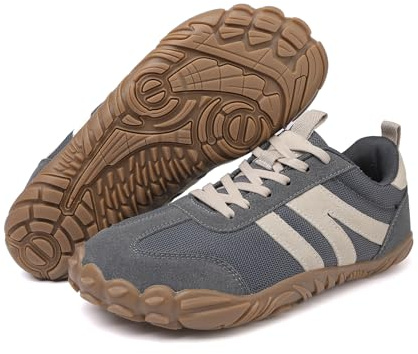 Zapatillas Barefoot Hombre Mujer Zapatos Minimalistas con Horma Ancha Transpirables Suela Zero Drop Antideslizantes para Correr Gimnasio Senderismo Interior Exterior