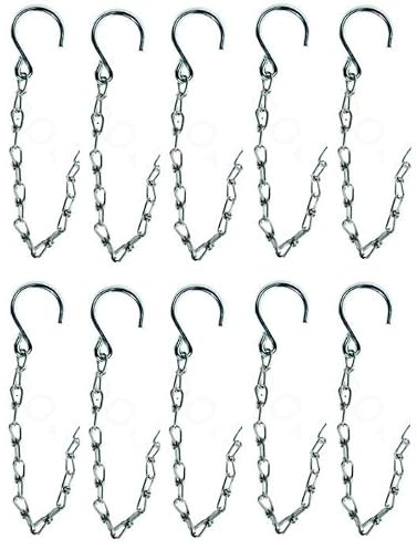 KNOTT 10 Stück - Sicherungskettchen verzinkt - Sicherungskette für Bordwandverriegel