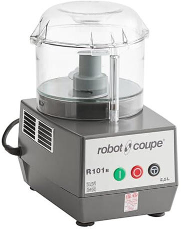Robot Coupe R101B CLR Combination Food Processor, 2.5 Quart Clear Batch Bowl, Polycarbonate, Clear, 120v