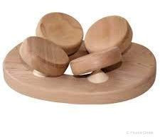 SudoreWell Sauna Poggiatesta con 4-Punkt Kopfauflage di Cedro Rosso Legno