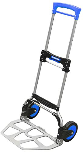 Toolmaster Aluminium FOLD Away Hand Truck 159KG/350LB Capacity
