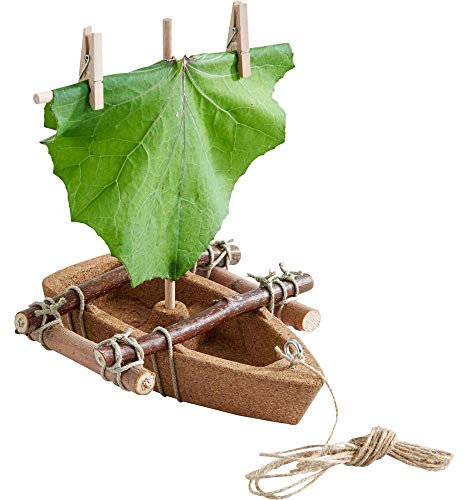 HABA Terra Kids Korkboot-Bausatz – DIY-Set zum Bauen & Gestalten eines schwimmfähigen Boots, mit Anleitung, ab 6 Jahren – 1304244001