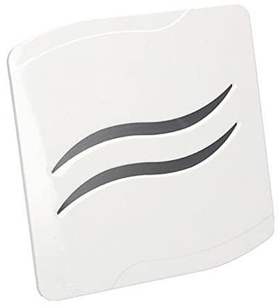 SolaDirect 4 in / 100 mm Bathroom Fan - Extractor Fan for Bathroom and Kitchen - IPX 4 - Silent with Humidity Sensor and Timer (White - S-LINE)