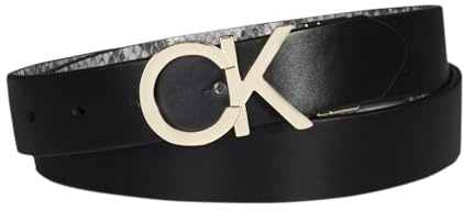 Calvin Klein Damen Wendegürtel - Schwarz - Medium